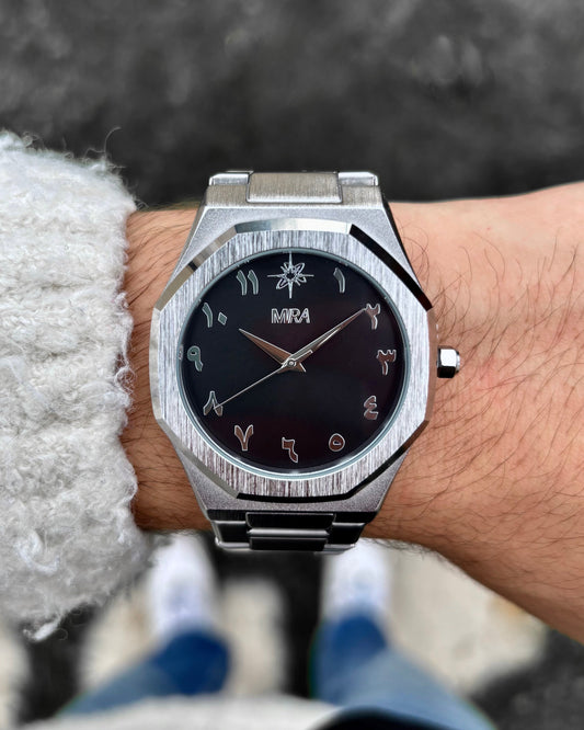 MIRA Arabic Dial Black Silver